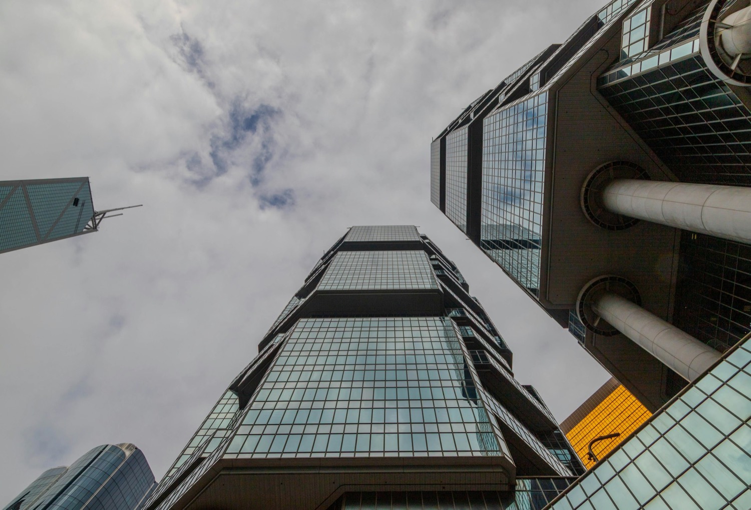 Modern corporate office towers
